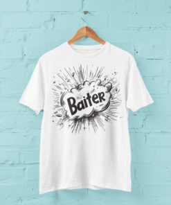baiter black text